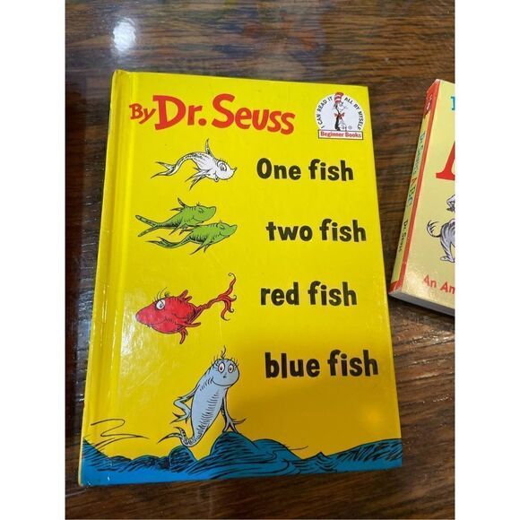 Dr.Seuss The Cat and The Hat 4 Game Treasury Board Game w/ Matching Books-Vintag - Picture 12 of 16